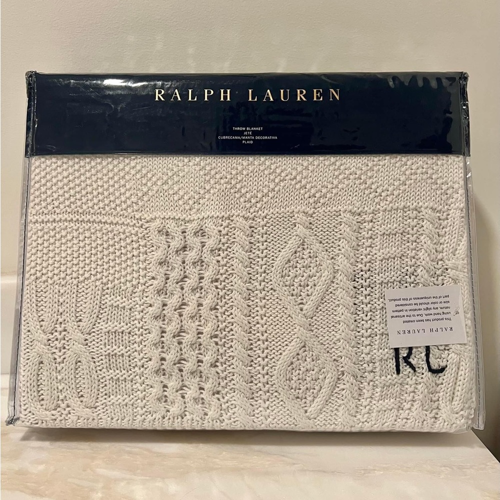 Ralph Lauren Bradbury Throw (2) Available